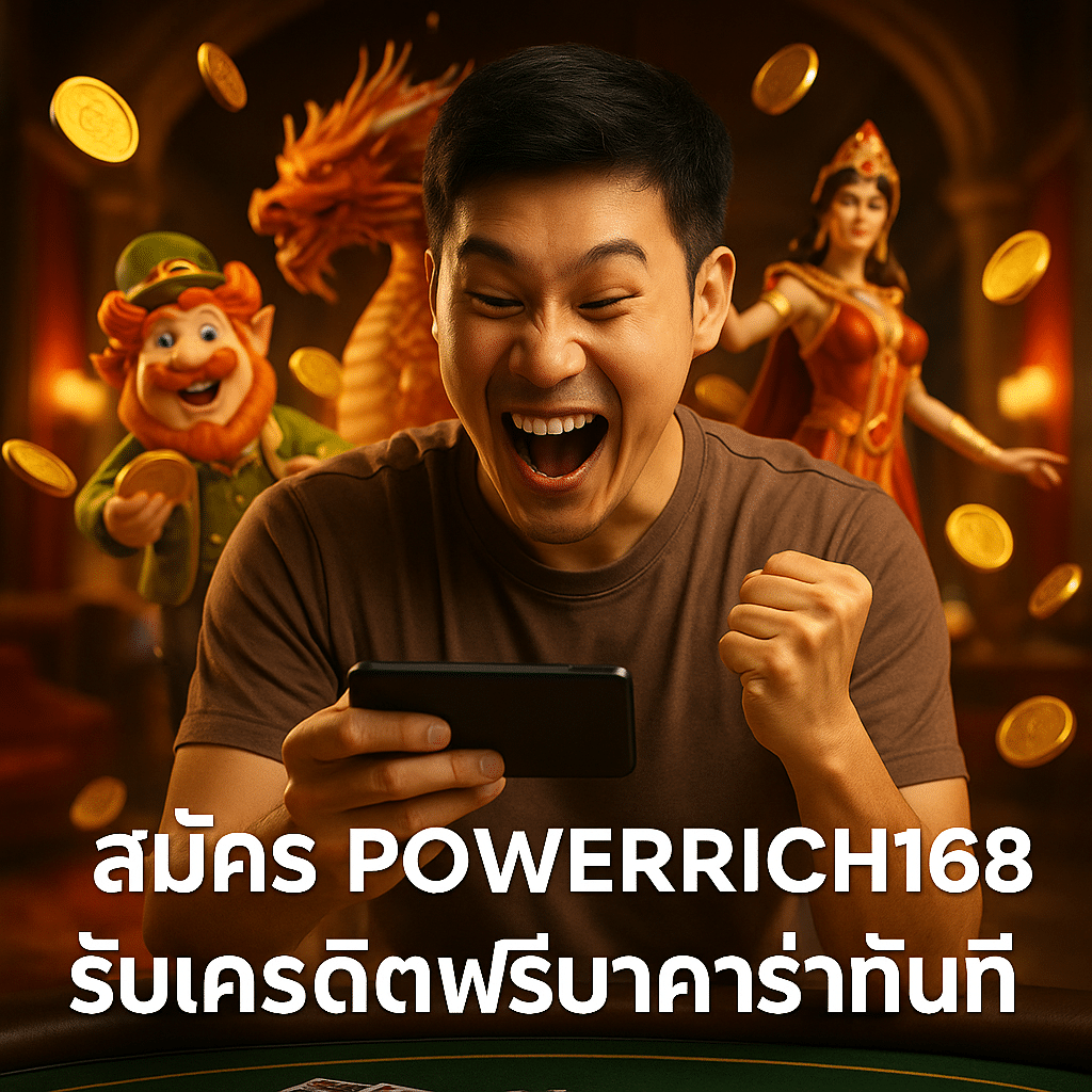 สมัคร POWERRICH168 รับเครดิตฟรีบาคาร่าทันที