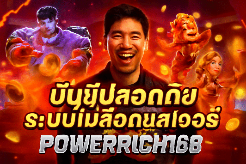 บัญชีปลอดภัย POWERRICH168 ระบบไม่ล็อคยูสเซอร์