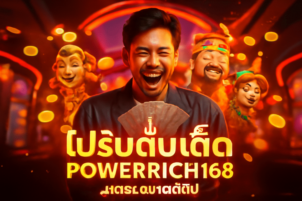 โปรโมชั่นเด็ด POWERRICH168 สำหรับสมาชิกใหม่